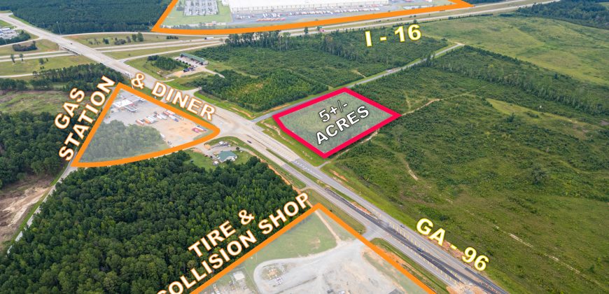 Twiggs County Commercial 5+/- Acres